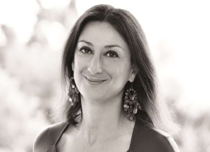 La giornalista maltese Daphne Caruana Galizia, simbolo della libertà di stampa, uccisa nel 2017 a Malta
