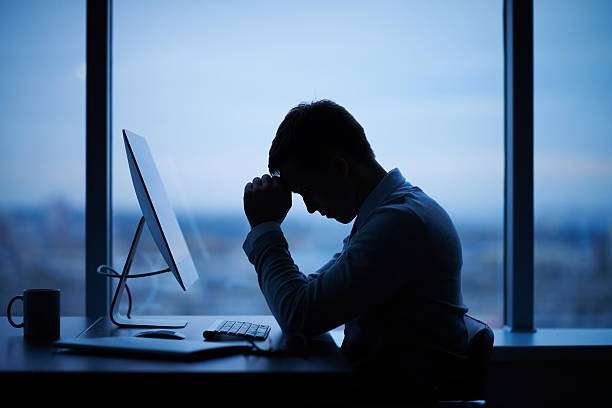 Rappresentazione visiva dello stress e delle sue conseguenze psicofisiche sul benessere