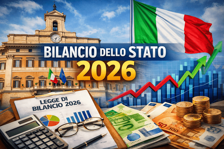 Bilancio dello Stato 2026 approvato dal Parlamento italiano con focus su conti pubblici e manovra economica