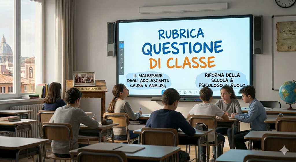 ALUNNI-IN-CLASSE Questione di Classe: crisi del benessere giovanile