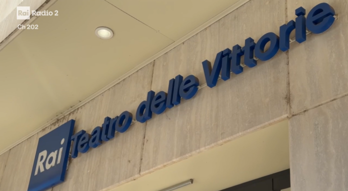 Il Teatro delle Vittorie, storico spazio della televisione italiana, uno dei luoghi simbolo dello spettacolo e della memoria televisiva del Paese.