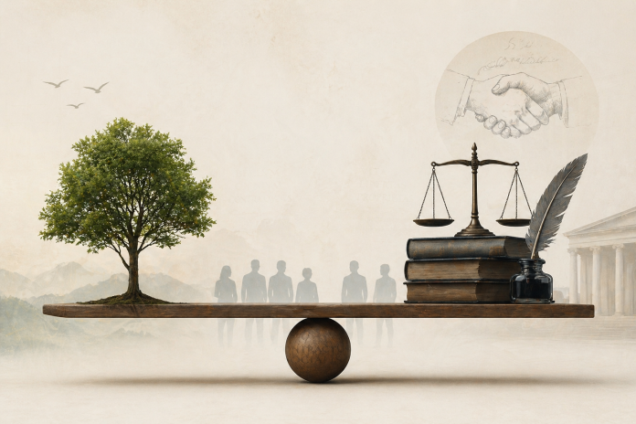 Un equilibrio fragile tra natura e costruzione umana