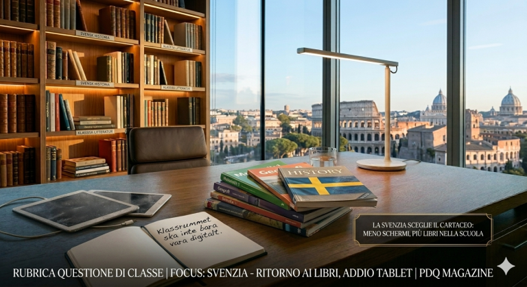 La Svezia fa marcia indietro sulla digitalizzazione scolastica integrale e sceglie di rimettere al centro i libri di testo tradizionali, riducendo drasticamente l'uso di tablet .
