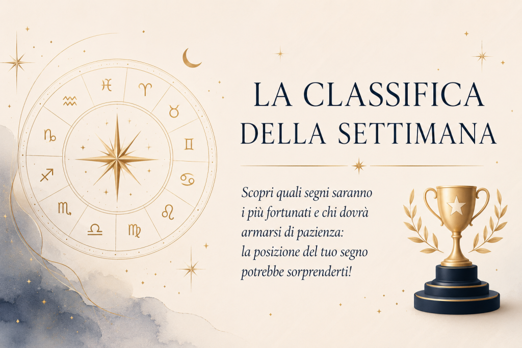 classifica oroscopo della settimana