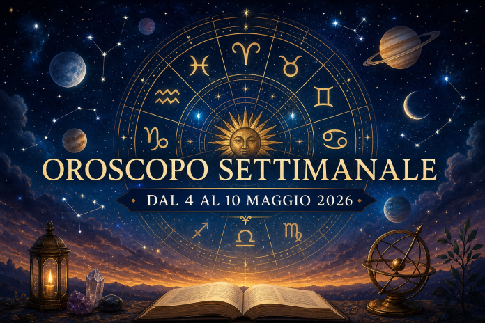 Lasciati guidare dall’oroscopo settimanale: scopri cosa ti riservano le stelle e preparati ad affrontare ogni giorno con energia, consapevolezza e un pizzico di magia